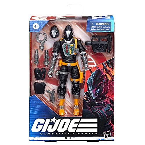 Image of Hasbro G.I. Joe Classified Series B.A.T. Action Figure 33 Collectible Premium Toy with Multiple Accessories 6-Inch-Scale with Custom Package Art