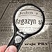 Professional Small Magnifying Glass with Light (3X / 45X) – Handheld LED Magnifier for Seniors, Low Vision, and Reading – No Flickering, Durable Design for Coins, Jewelry, Stamps, Fine Print
