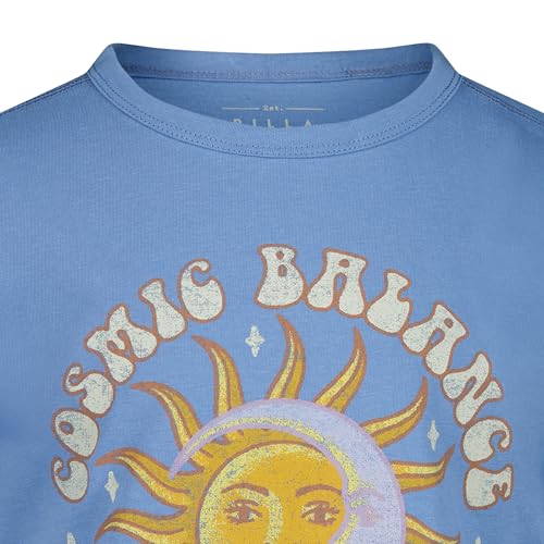 Image of Billabong Girls' Premium Short Sleeve Logo Graphic Tee, Crew Neck T-Shirt, Soft & Comfortable