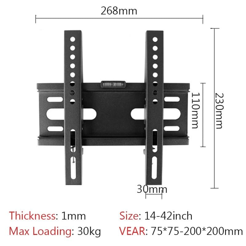 Support TV mural fixe SCRUBY écran LED LCD plasma VESA 200x200