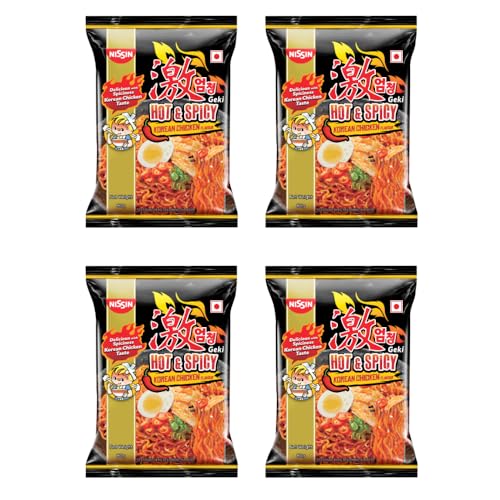 Geki Hot & Spicy Instant Noodles Korean Chicken Flavour, 80 g (Pack of 4) (B0CVL4XG3R) Amazon Price History, Amazon Price Tracker