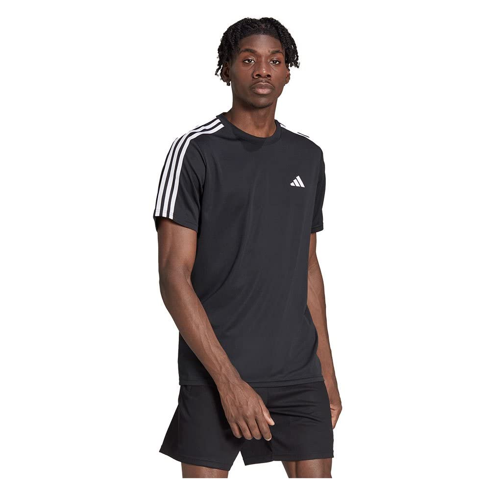 mens Train Essentials 3-Stripes Training T-Shirt