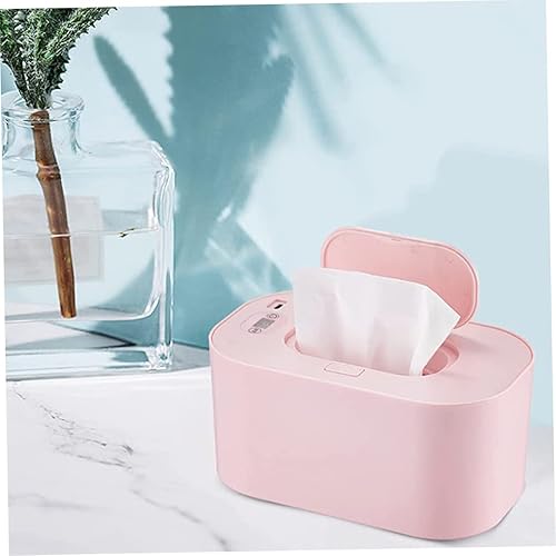 Miniatura 4 de Calentador de toallitas húmedas para bebés, caja calentadora portátil de pañales, dispensador de toallitas de carga USB, contenedor de toallitas