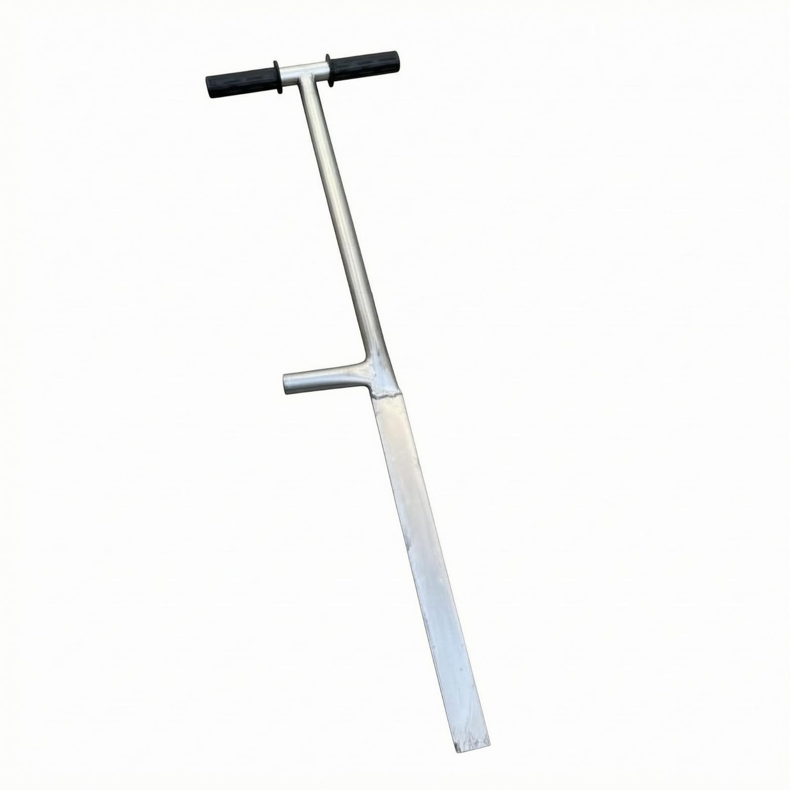 Piantapali con Manico a T Marcature di Misura Piantatore Metallico Impugnature Antiscivolo Trapiantatore a Manico Lungo per Giardinaggio