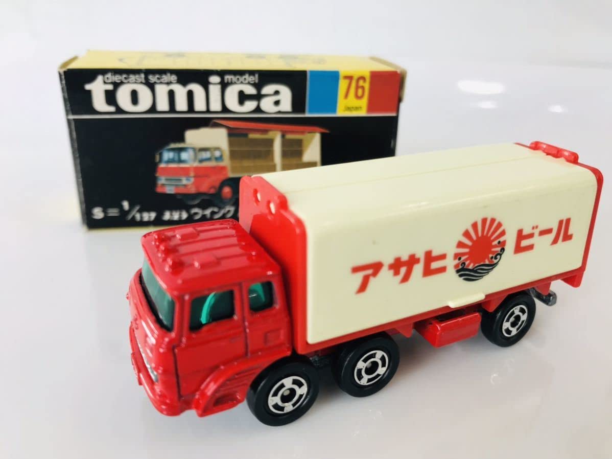 Amazon.co.jp: トミカ ふそう ウイング ルーフ トラック アサヒビール 