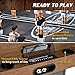 Barrington 3-in-1 Combination Game Table 54”, Foosball, Air-Powered Hockey and Table Tennis Combo Table, Multi Game Table Perfect for Family Game Rooms, All-in-One Arcade Table