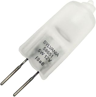 Sylvania 58651 - 5T3Q/F 12V Bi Pin Base Single Ended Halogen Light Bulb