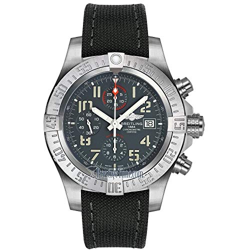 Breitling E1338310-M534-109W - Orologio da uomo "Avenger", in tessuto grigio