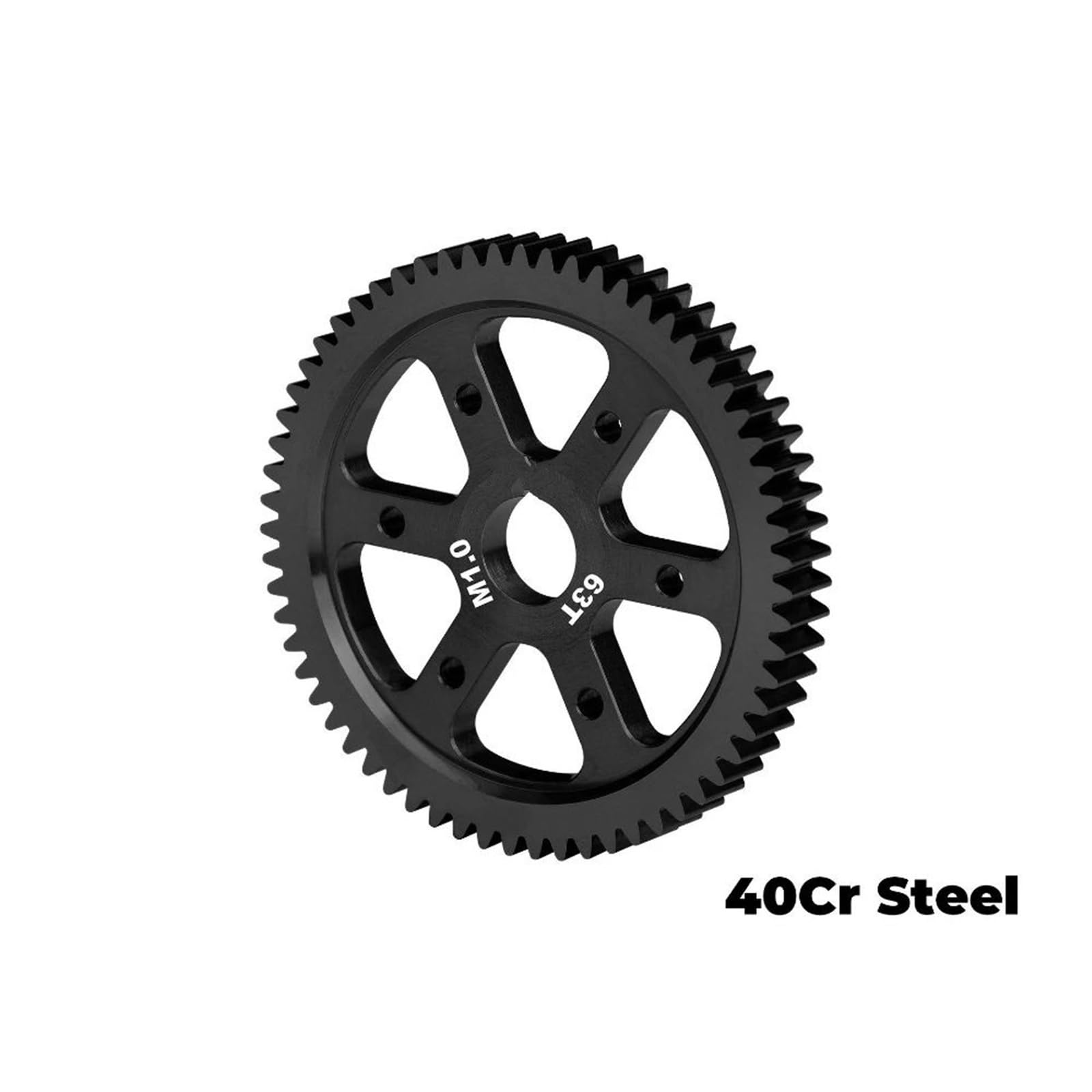 Engranaje Recto 63T M1.0 40Cr Acero para CrossRC EMO XXL XX XX2 XXL2 1/5 1/6 RC Actualización Coche Piezas Repuesto Accesorio Piezas Mejora RC