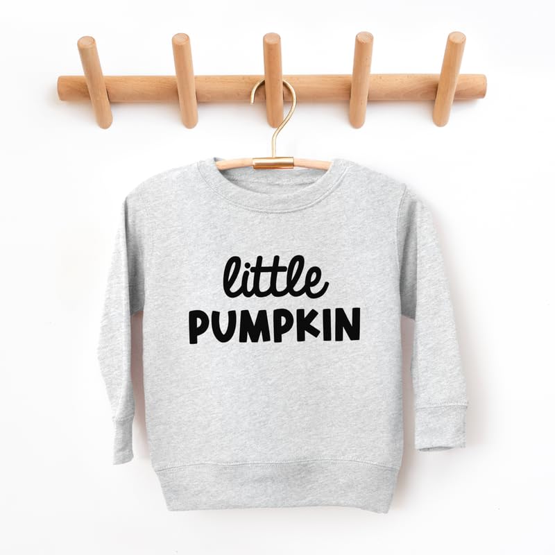 Bump and Beyond Designs Toddler Halloween Sweatshirt for Girls and Boys, Little Pumpkin2