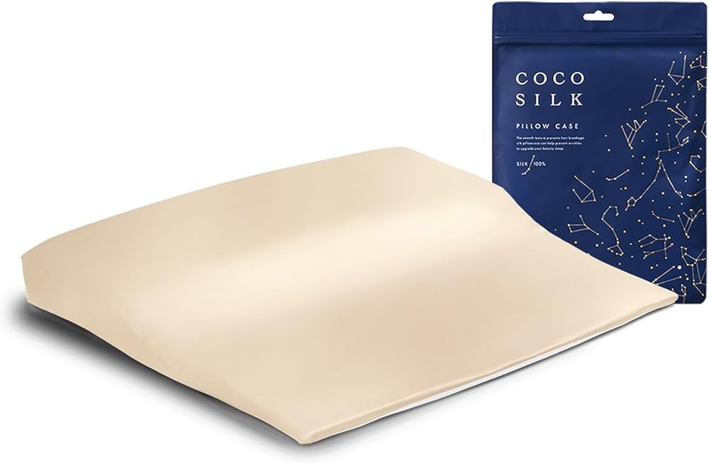 Amazon｜[COCOSILK] シルク100％ 枕カバー 90×68cm トゥルー