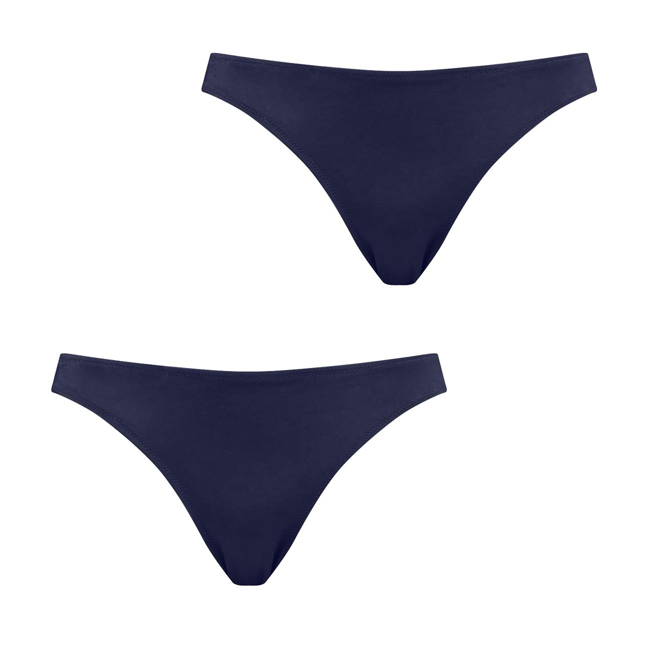 PUMA Swim - Bikini clásico para mujer, 2 unidades, tallas XS, S, M, L, XL, color negro, azul, rojo, 20% elastano
