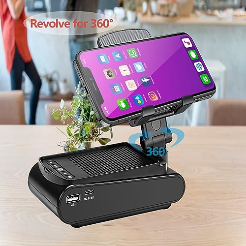Fanlory Gifts For Men,Cell Phone Stand With Wireless Bluetooth Speaker Hd Surround Sound For Home And Outdoors With Bluetooth Speaker For Desk Compatible With Iphone/Ipad/Samsung Galaxy thumb #1