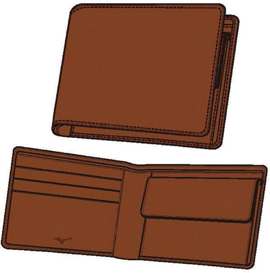 新品未使用　ミズノ　二つ折り財布　牛革　限定品 新品未使用 ミズノ 二つ折り財布 牛革 限定品 - メルカリ