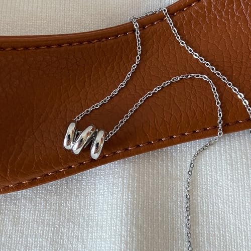 Collier Courbe Fluide : Cadeau Idéal avec cette Chaîne de Clavicule