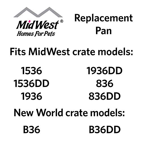 Mid West Homes For Pets Replacement Dog Crate Pan For Midwest And New World Dog Crate #TOP7