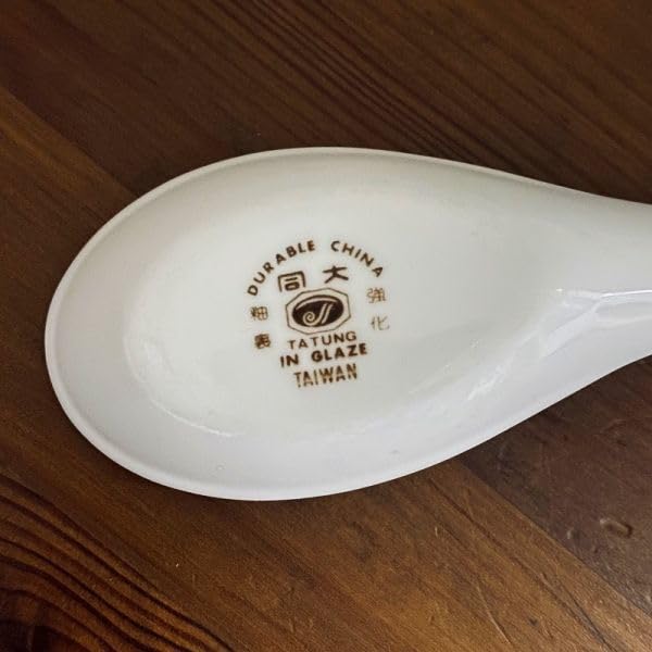 Amazon | 台湾レトロ大同製レンゲ 青花 中華花B台湾食器ヴィンテージ