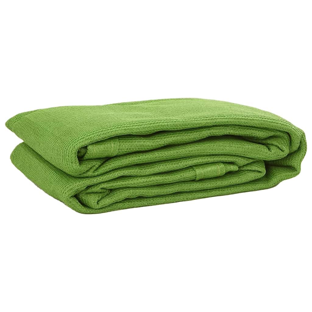 vidaXL Tent Carpet, Camping Tent Tarp for Outdoor, Ground Covering for Camping Picnic, Groundsheet Mat Tent Awning Carpet, Light Green HDPE