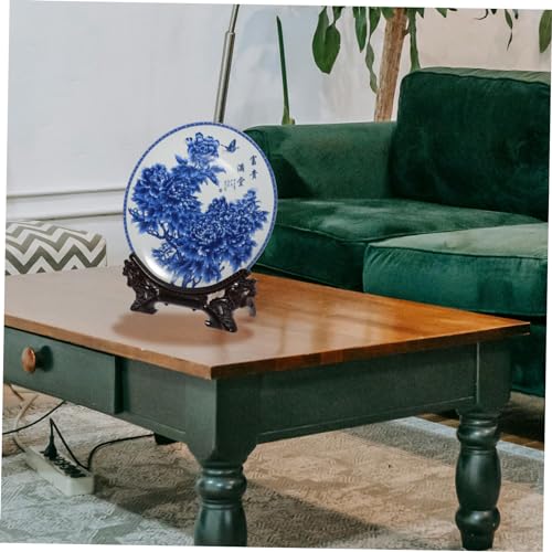Plato de cerámica azul y blanco para obsequio único en bodas y aniversarios especiales 8