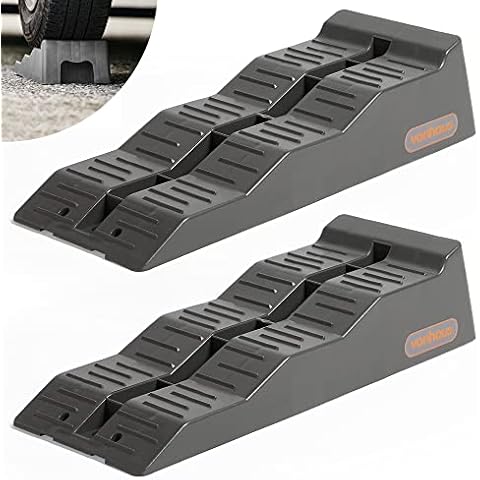 VonHaus Caravan Levelling Ramp Set with Anti-Skid Cover