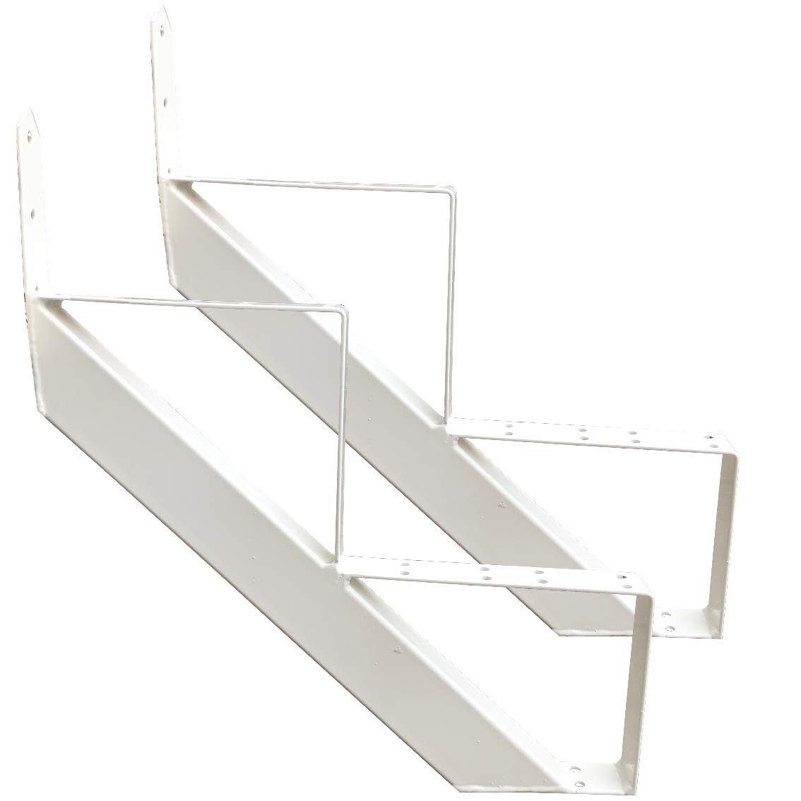 Treppenrahmen Aus Stahl - Teleskop-Treppe Mit 2-10 Stufen, Anthrazit (RAL 7016) Von Srm-Design