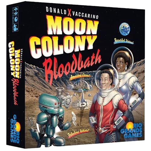 Rio Grande Games Moon Colony Bloodbath Strategy Card Game, 1-5 Players, Engine Building Board Game...