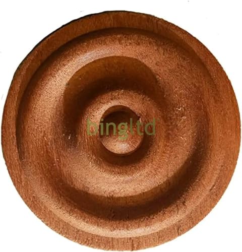 Bingltd D262-CHER-UNF-10 1 1/4 Inch Long Round Cherry Wood Carved Furniture Decoration Unfinished thumb #2