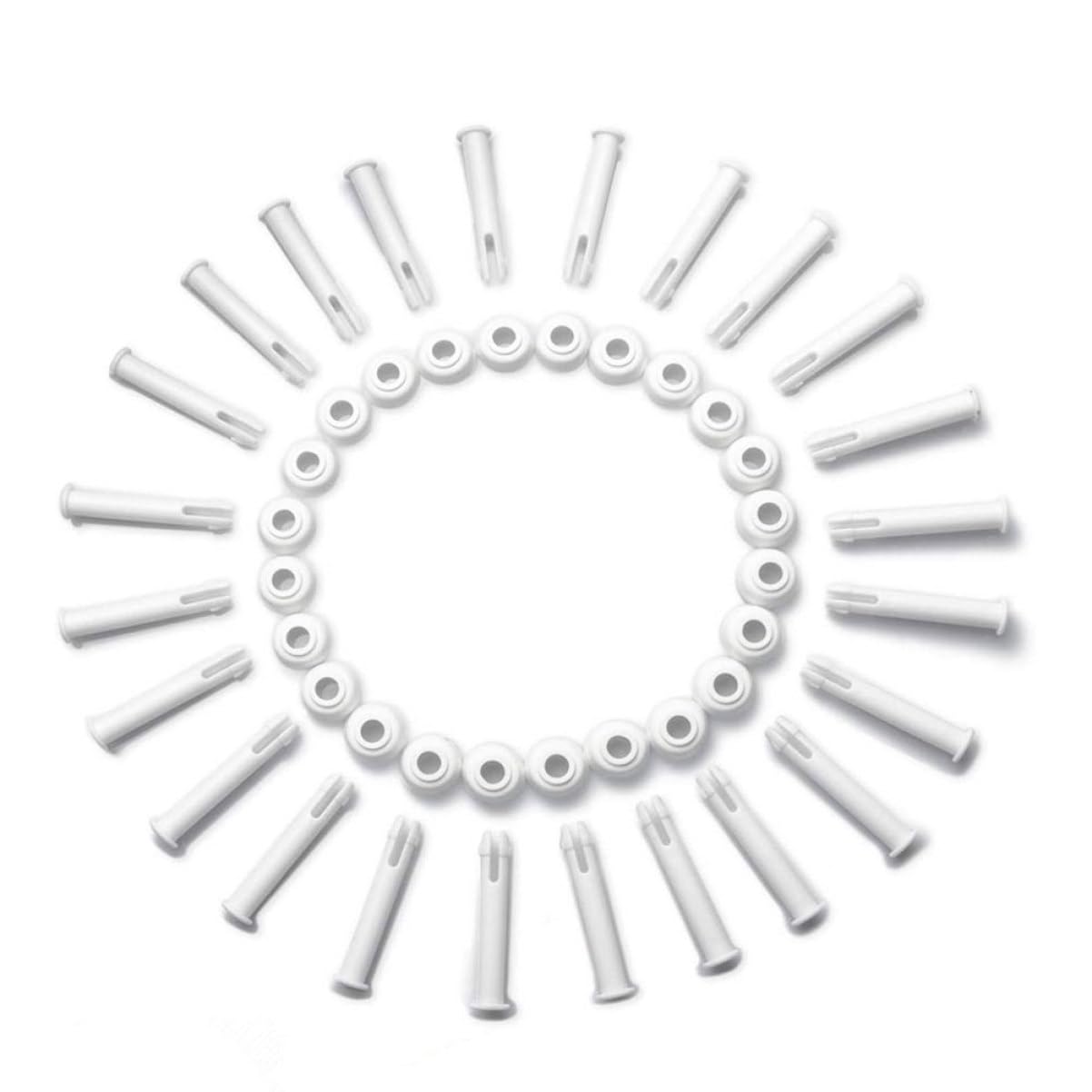 Happyyami 48piezas Conector De Plástico para Marco De Piscina Desmontable Repuesto De Pin para Accesorios De Instalación Sin Herramientas