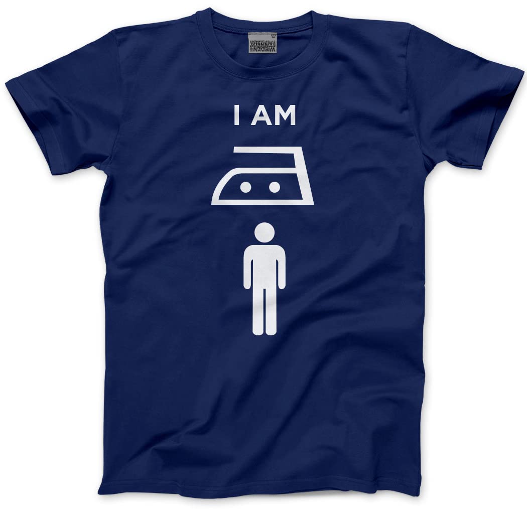 HotScamp I am Iron Man Men's Unisex T-Shirt - Navy XXX-Large
