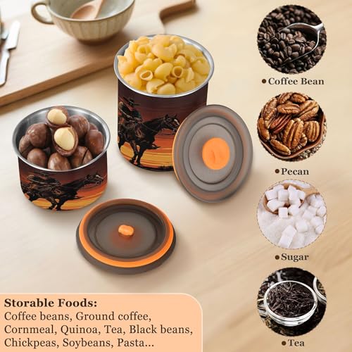 Contenedor hermético para café de acero inoxidable 17 oz miniatura 6