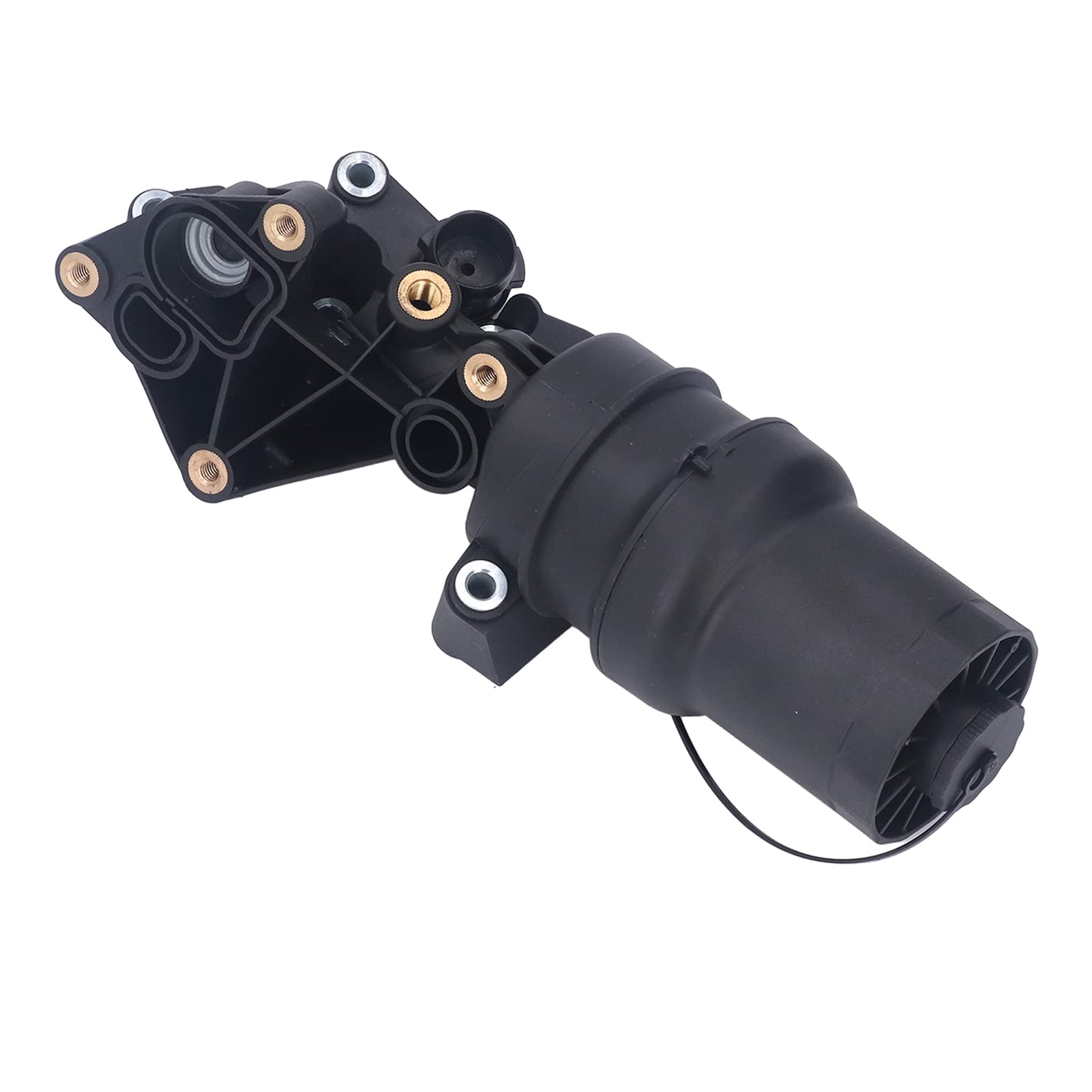 KIMISS Conjunto de Carcasa de Filtro de Aceite para Motor 2.5 2006-2009 - Diseño a Prueba de Fugas con Protección contra Sobrecalentamiento
