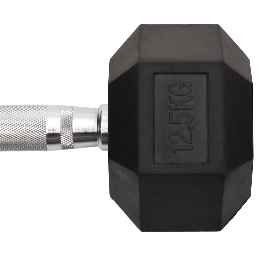 Kurzhanteln 2 Stk. 12,5 kg Gusseisen mit rutschfestem Griff für Krafttraining, Muskelaufbau, Homegym, Fitnessstudio, verstellbar, langlebig, ergonomisch, vielseitiges Sportzubehör