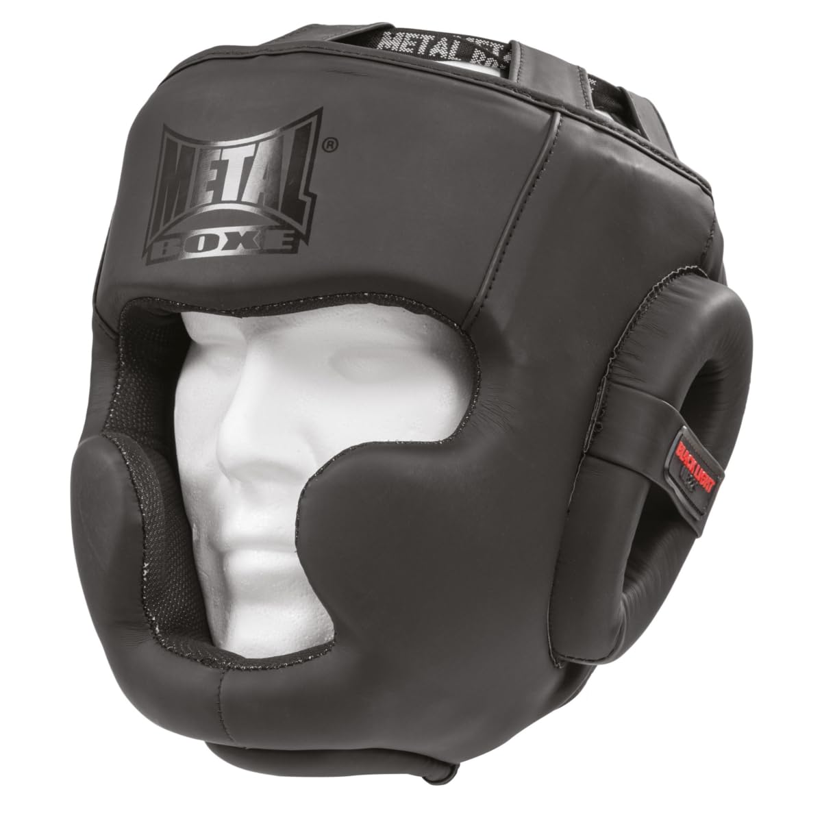 METAL BOXE - Kask bokserski zakryty, kolor czarny light