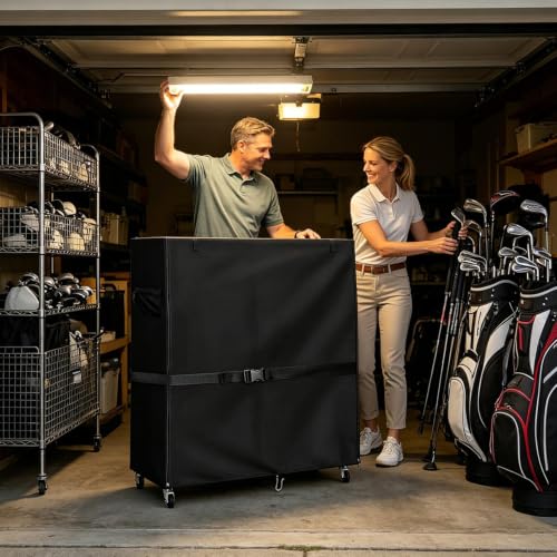 Organizador de garaje para bolsa de golf en tela oxford resistente 3