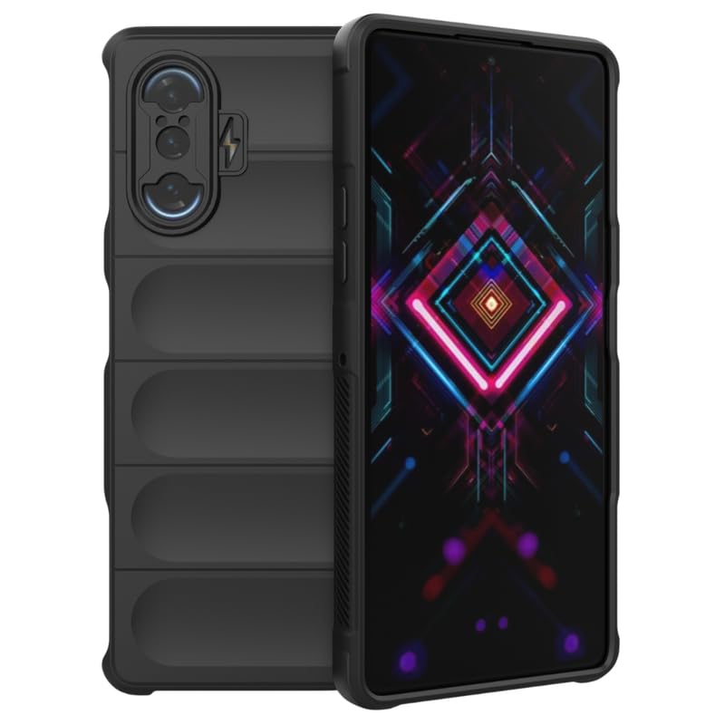 Prime Retail Back Case Cover for Poco F3 GT 5G, Compatible for Poco F3 GT 5G Back Case Cover, Matte Case with Inner Lining, Liquid Silicon Magic Case with Side Grip Camera Protection (TPU, Black) (B0D5DBS2K8) Amazon Price History, Amazon Price Tracker