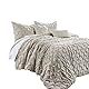Lush Decor Shabby Chic Ravello, Full/Queen, Weizen