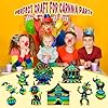 RoundFunny 80 Pcs Carnival Cutouts Scratch Cards C... #3