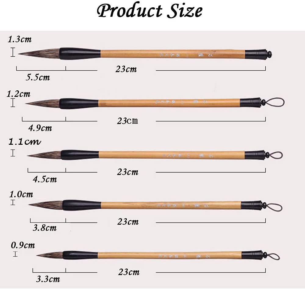 Pinceau de calligraphie chinoise stylos pinceaux stylos de calligraphie aquarelle sumi peinture pinceau de calligraphie chinoise senior pour artiste peinture calligraphie/pinceau de calligraphie