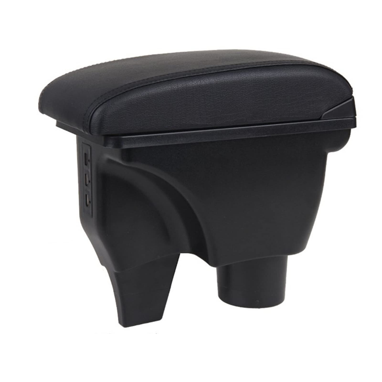 Baiqimv For Toyota For Yaris For Vitz Car Armrest Box Car Accessories Interior Parts Car Storage Box Retrofit Parts(Artificial Leather B)