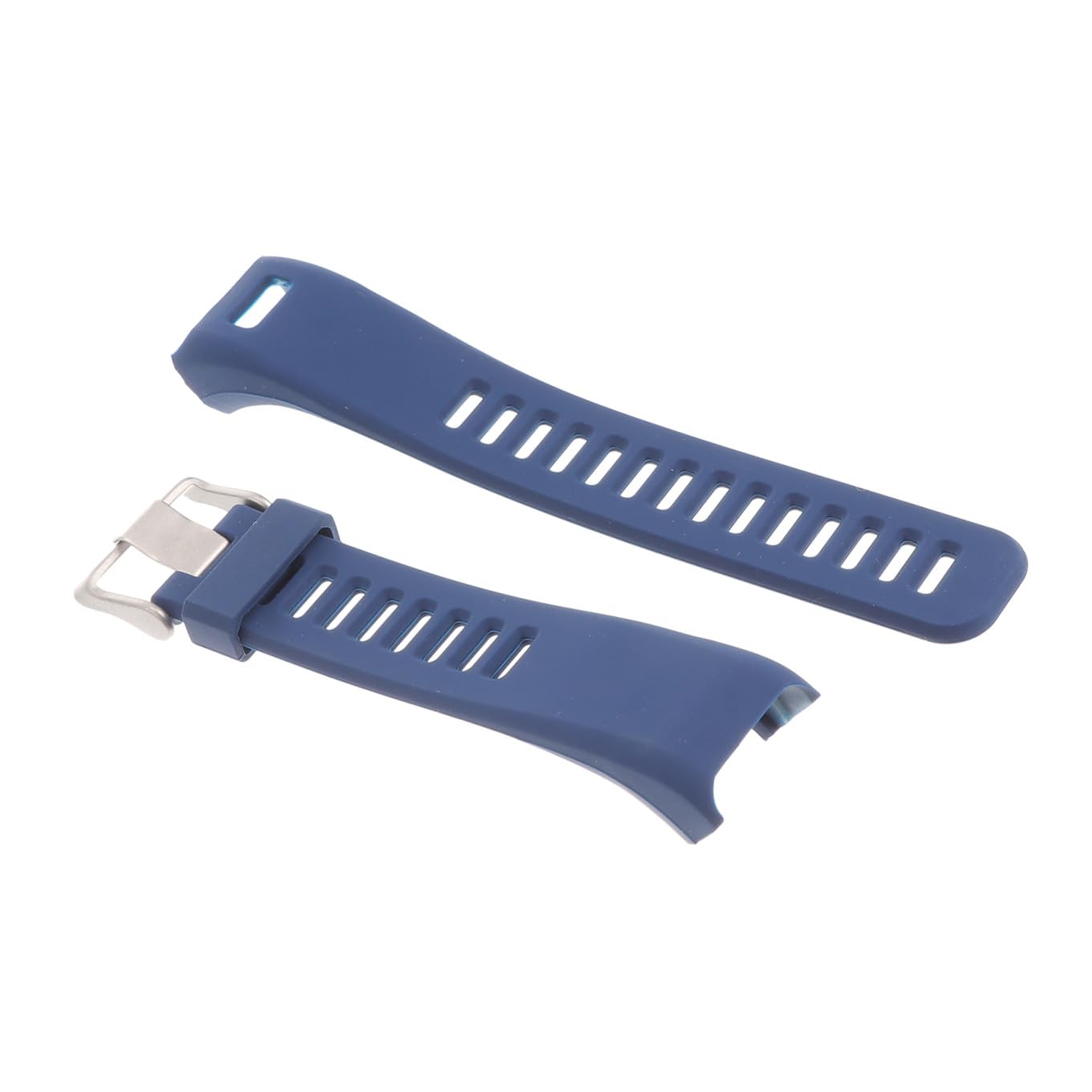 Toddmomy Silikonarmband Ersatz für Hr mit Schnellverschluss Flexibles Sport Uhrenarmband Hautverträglich Mitternachtsblau Kompatibel für Fitness Tracker