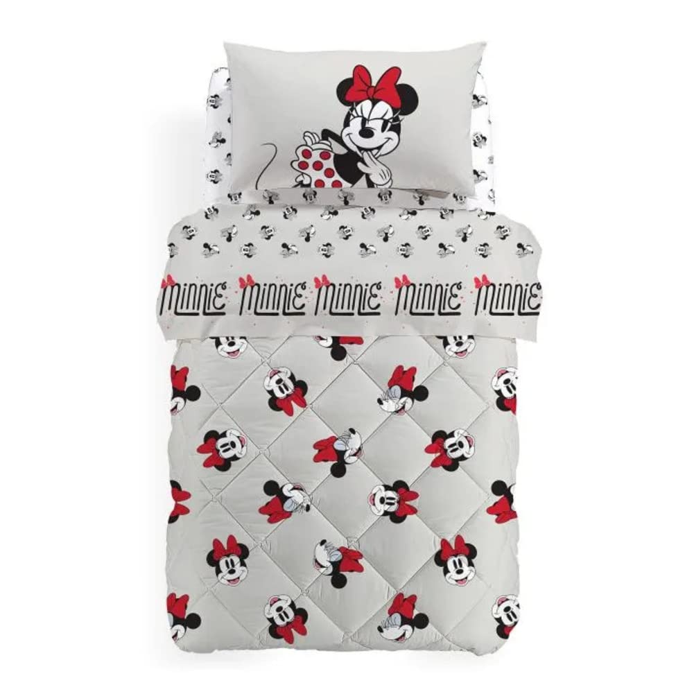 Caleffi Trapunta Minnie Trendy in Cotone Singolo