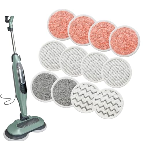 12 piezas de colchones de limpieza reciclables para limpieza con máquina de niebla, compatibles con varias superficies como madera, piedra y PVC para una efectiva eliminación de suciedad y manchas miniatura 4