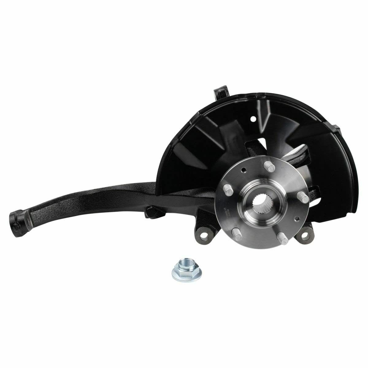 Doiplent 698-409 Front Left/Driver Side Wheel Hub Bearing Steering Knuckle Assembly Kit Compatible for Ford Fusion 2006-2012, for Lincoln MKZ 2007-2012, 2006 Zephyr, for Mercury Milan 2006-2011, LK011