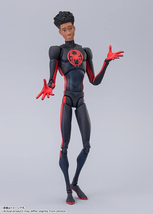 TAMASHII NATIONS S.H. Figuarts Spider-Man: Across the Spider-Verse Spider-Man Miles Morales Approx. 6.1 inches 155 mm ABS & PVC Pre-Painted Action Figure BAS63989