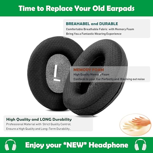 Almohadillas de tela transpirables de recambio para auriculares Utaxo UT-BH001 miniatura 5