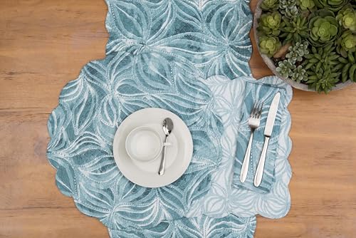 Set de 6 Servilletas de Tela 100% Algodón Azul C&F Home miniatura 3