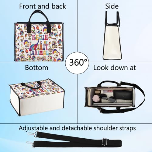 LEVLO Up Movie Cosmetic Bag Kevin Fans Gift Kevin Is My Spirit Animal Makeup Zipper Pouch Bag for Women Girls Kevin LT, 0 - Image 4