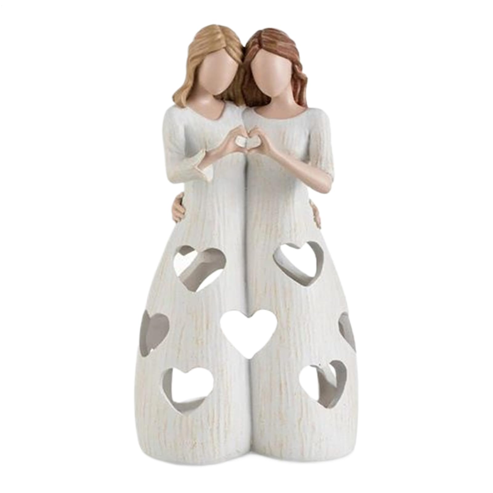 Figurines Résine de Collection pour Célébration de l'Amitié entre Sœurs