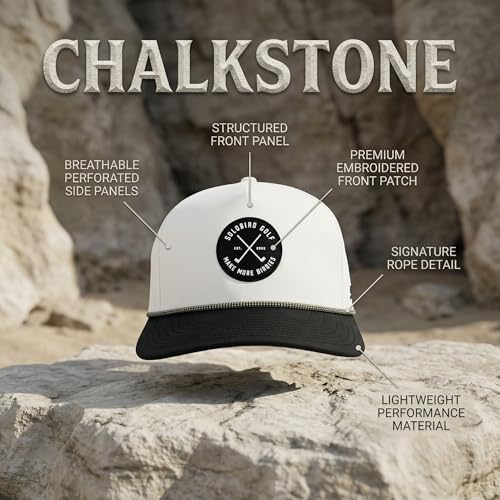 Image of Golf Hat for Men - Golf Snapback - Fun Hat for Golfing - Rope Golf Hat for Men and Women - Make More Birdies