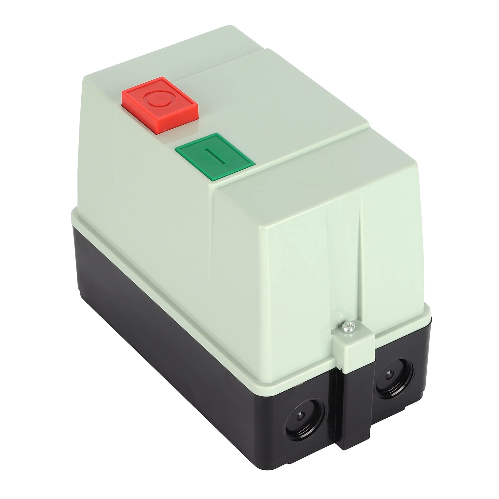 Kadimendium Démarreur Magnétique AC380V Boîtier de Commutation Haute Sécurité Contrôle Démarrage Moteur électrique Triphasé Protection contre les Surcharges avec Boutons 25-32A pour Pompes à Eau